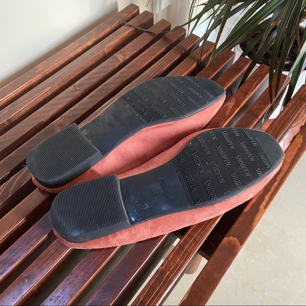 Pink suede slides - Picture 4 of 5